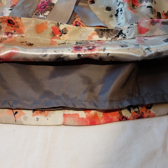 Dressbarn Fit and Flare Blush Floral Pink and Gray Dress 18 EUC - Picture 12 of 15